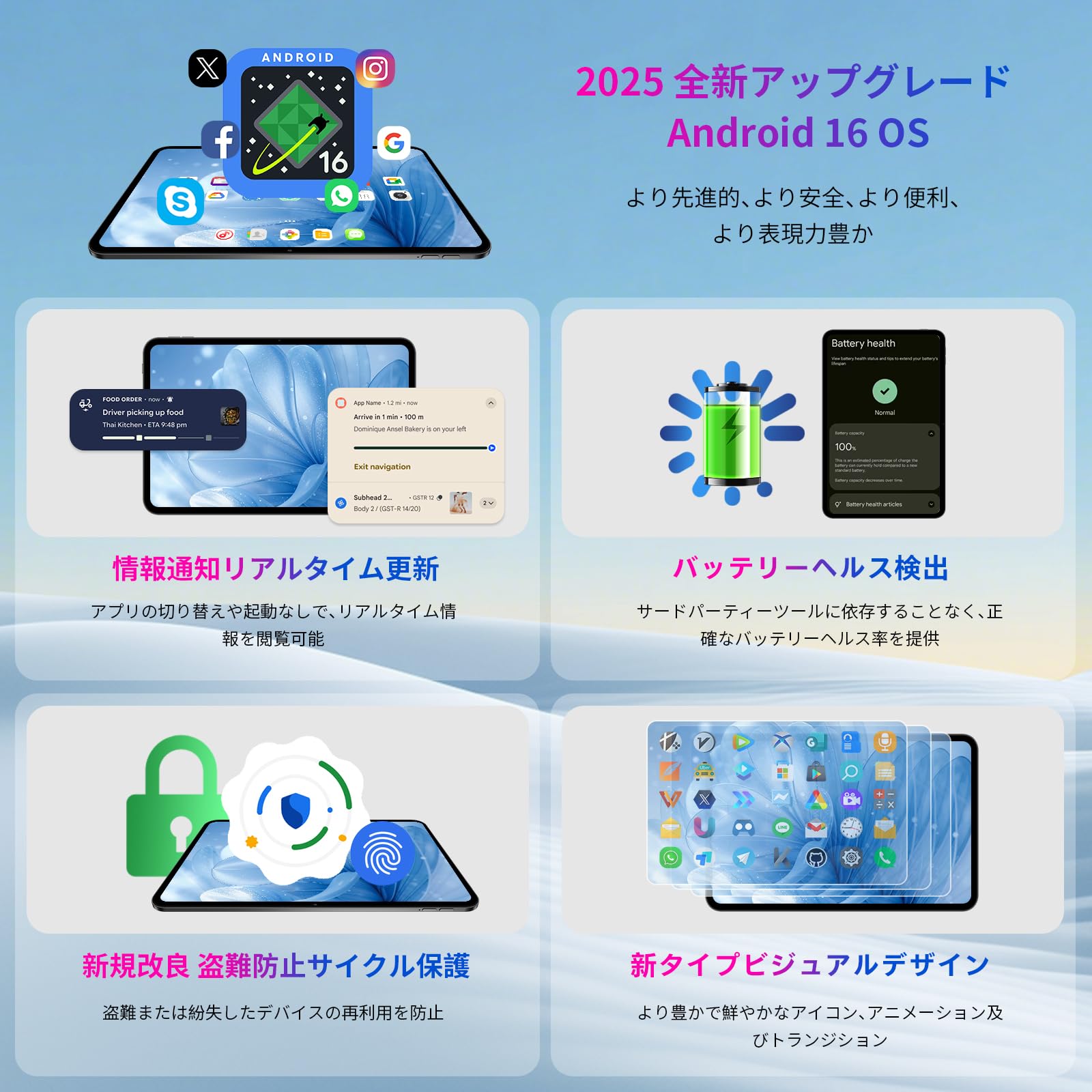 Amazon.co.jp: 【2025 Android 16 タブレット】TECLAST T65 13 インチ